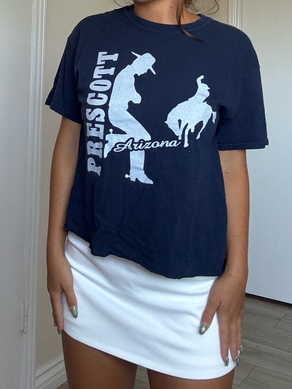 Vintage Prescott Arizona Navy Graphic Tee